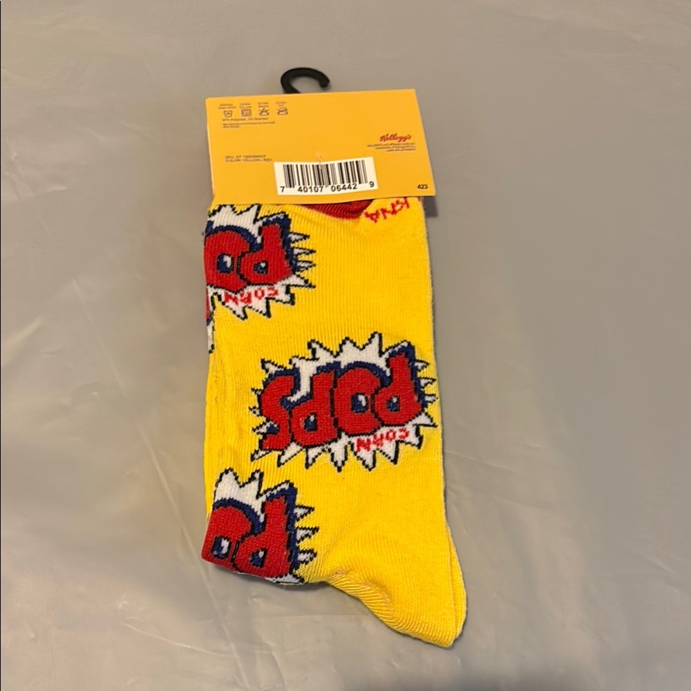 Retro Yellow Socks - Picture 2 of 2